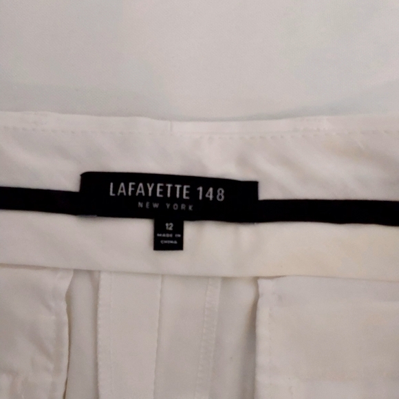 Lafayette 148 strip downtown stretch side stripe pants - Picture 3 of 15
